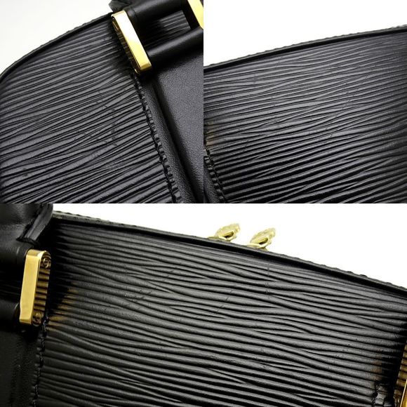 Louis Vuitton Epi Sablon Noir Handbag Black - Picture 5 of 8